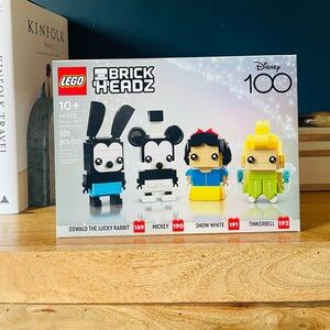 New LEGO BRICKHEADZ: Disney 100th Celebration (40622) Retired and Sealed